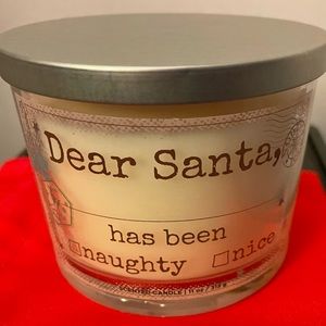 New Dear Santa 3 Wick Jar Candle